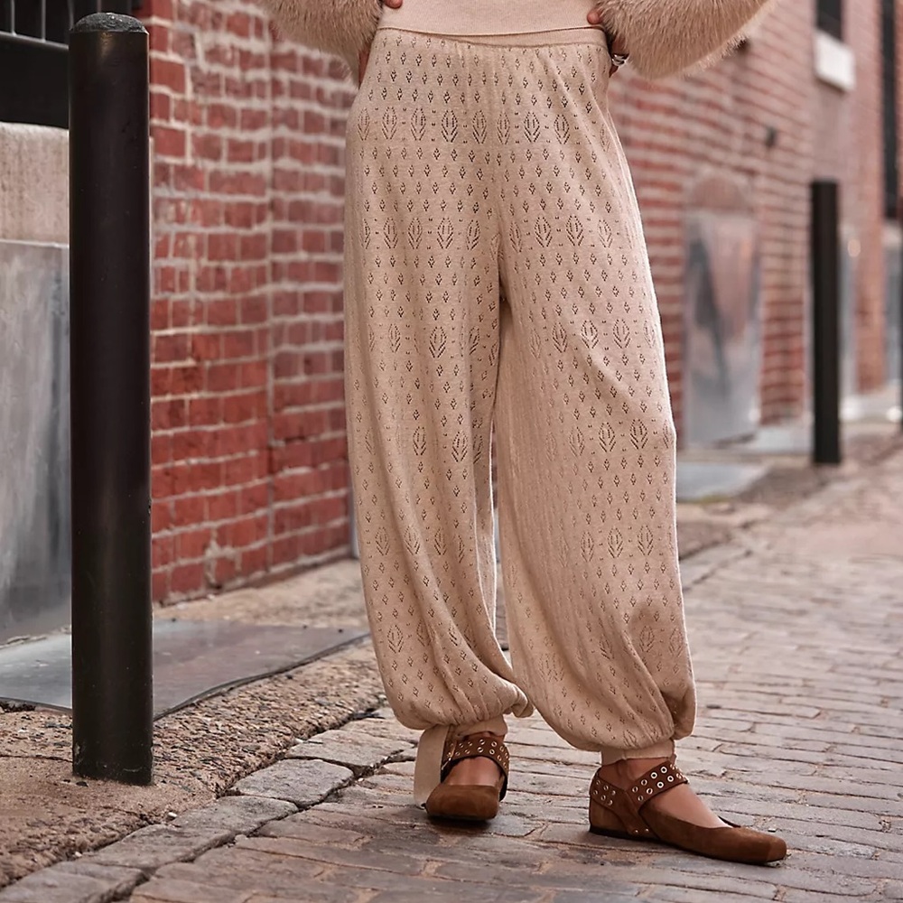 SPELL RHODES KNIT HAREM PANTS (M)